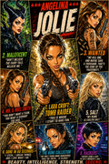 Angelina Jolie – Hollywood Icon Poster