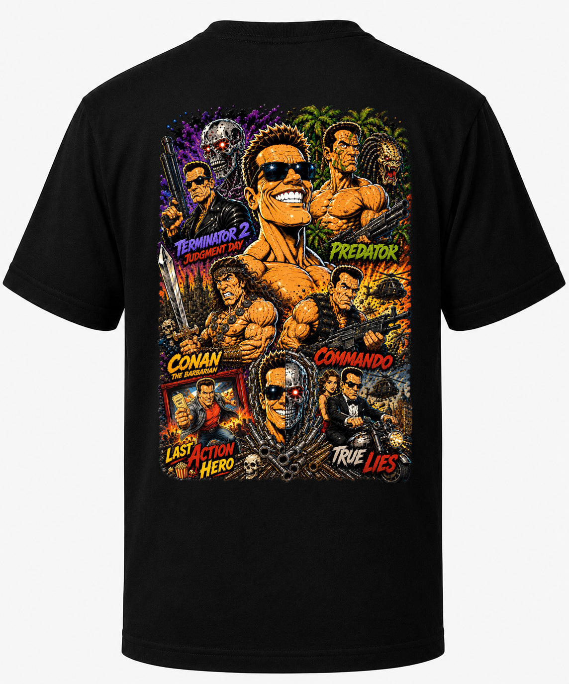 Arnold Schwarzenegger | Movie Legend T-Shirt | Original Caricature Art