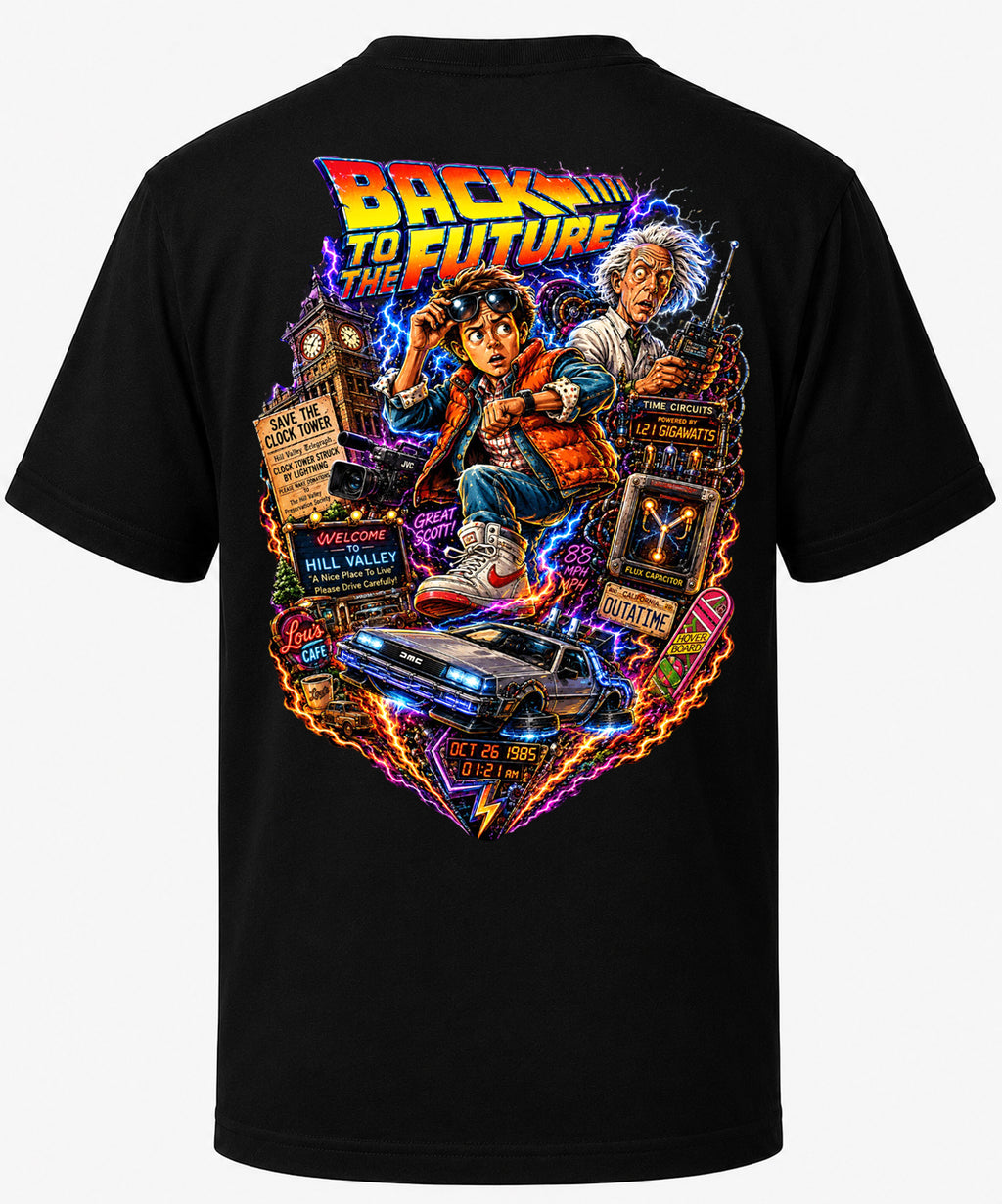 Back to the Future | Movie Legend T-Shirt | Original Caricature Art