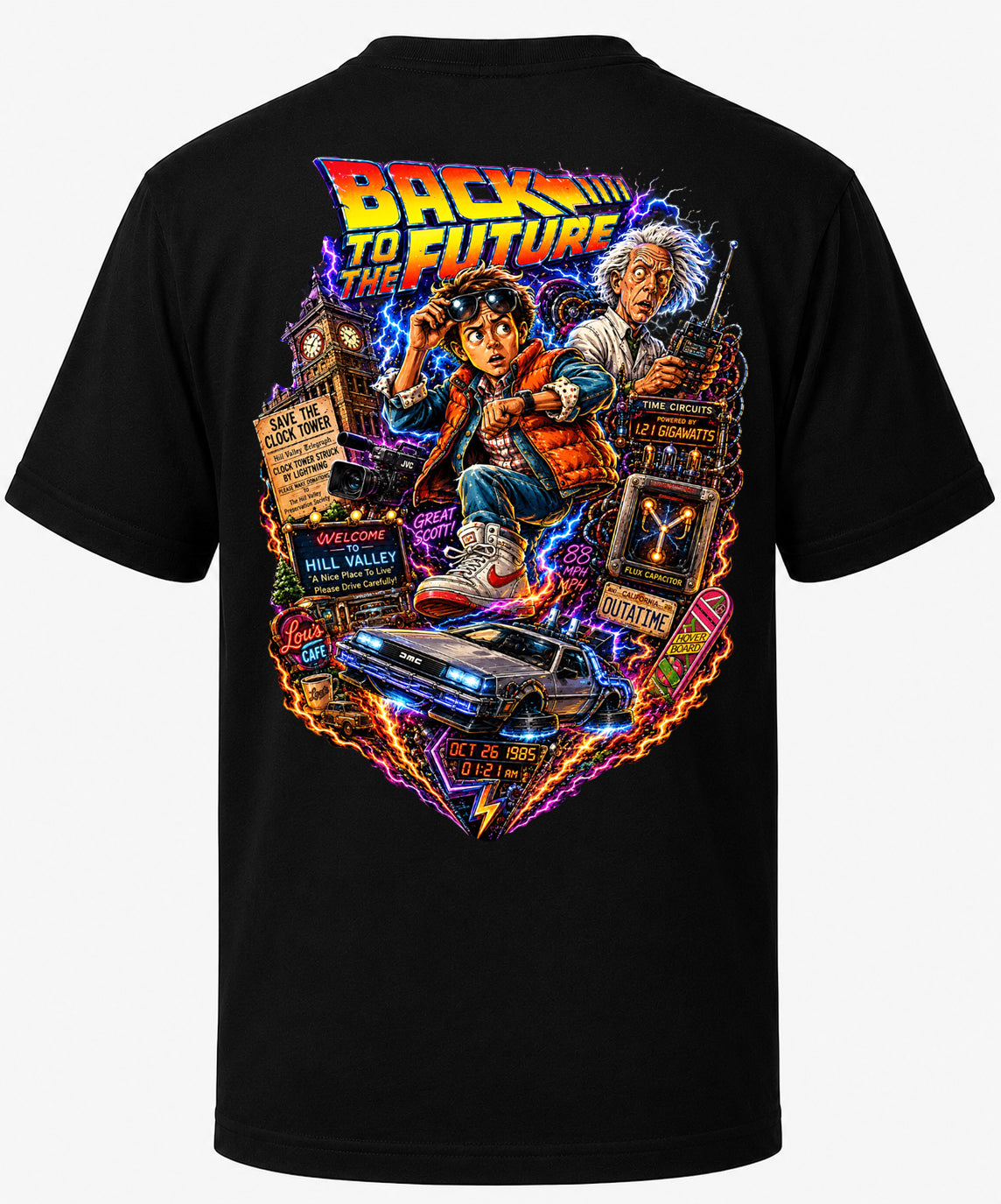Back to the Future | Movie Legend T-Shirt | Original Caricature Art