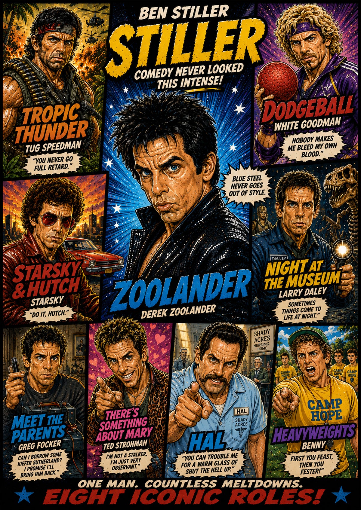 Ben Stiller Poster | Icons & Legends