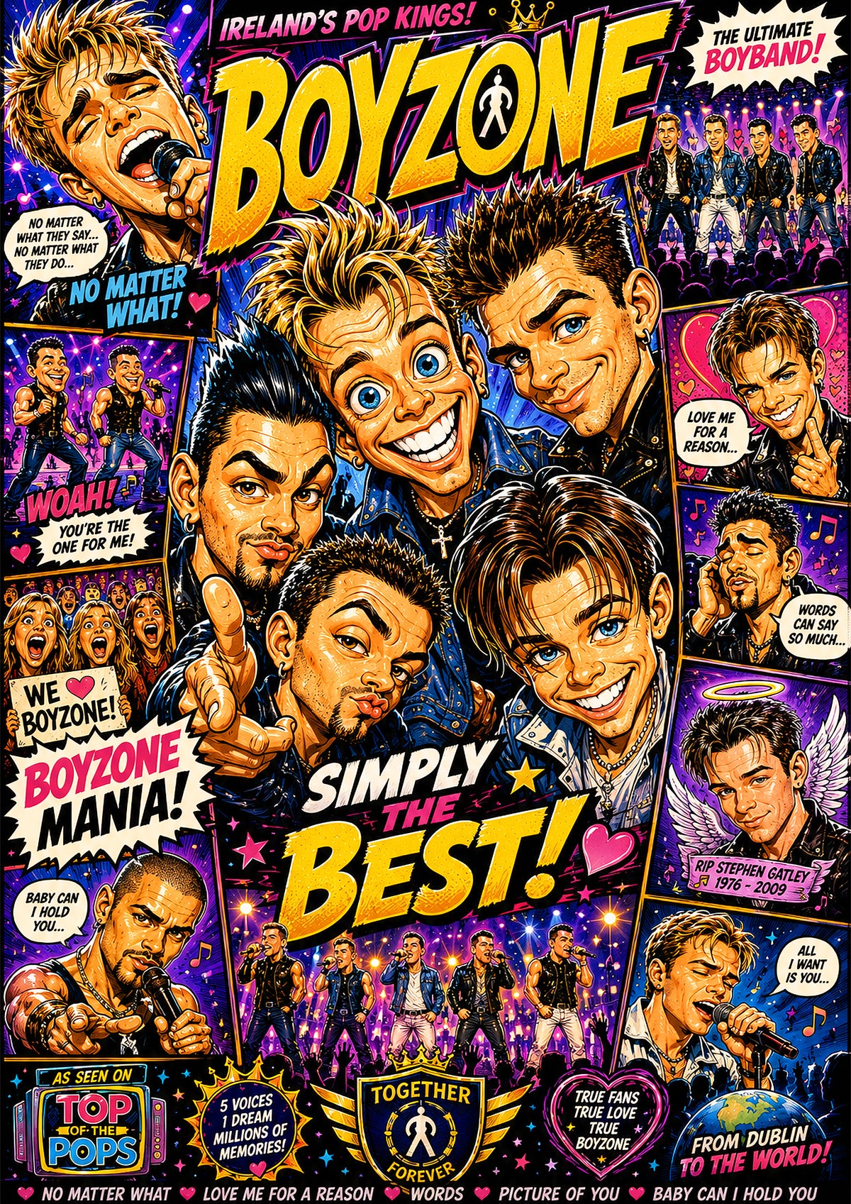 Boyzone Poster | Icons & Legends