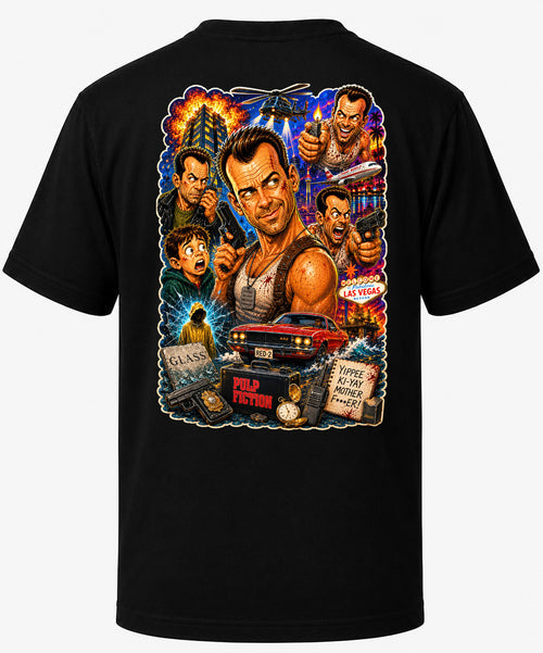 Bruce Willis | Movie Legend T-Shirt | Original Caricature Art