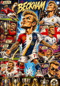 David Beckham Football Poster | Icons & Legends