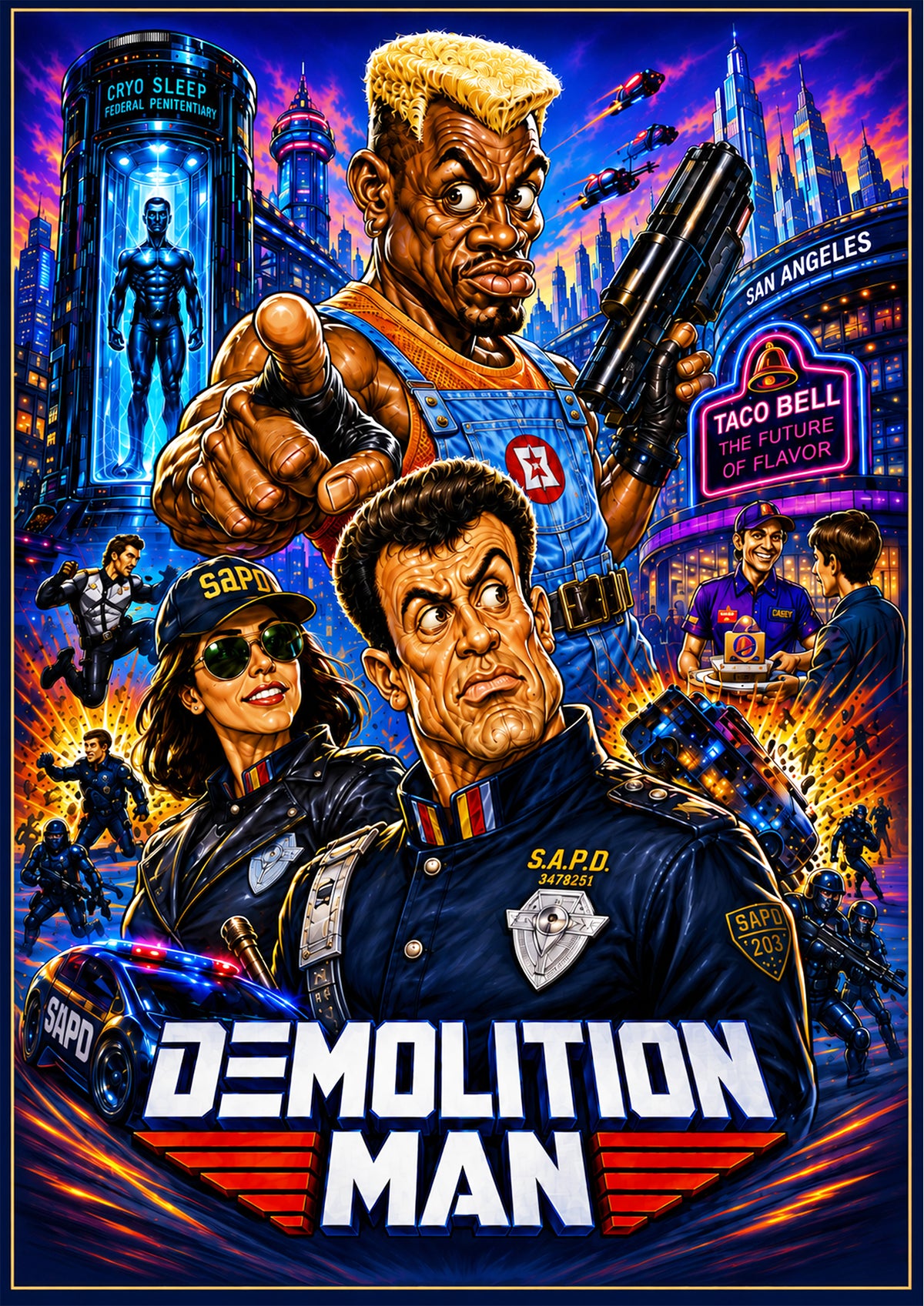 Demolition Man Poster | Icons & Legends