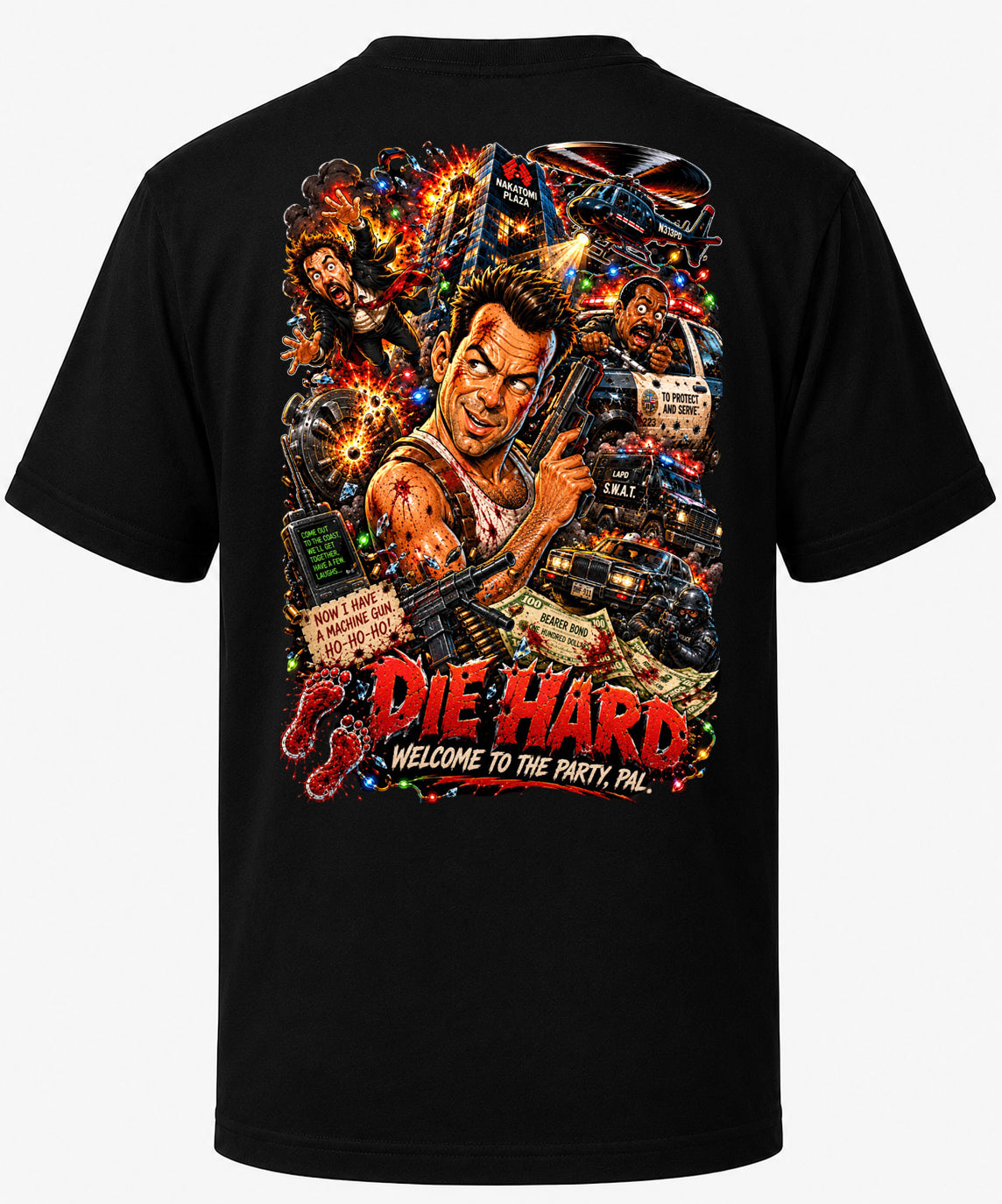 Die Hard | Movie Legend T-Shirt | Original Caricature Art