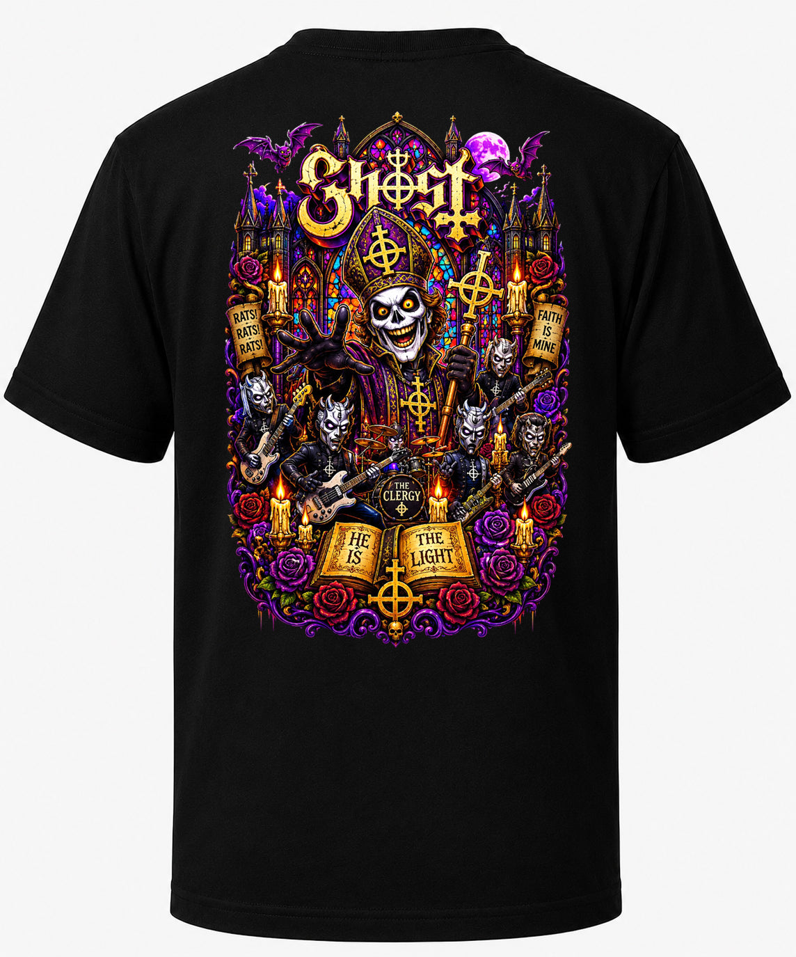 Ghost | Music Legend T-Shirt | Original Caricature Art