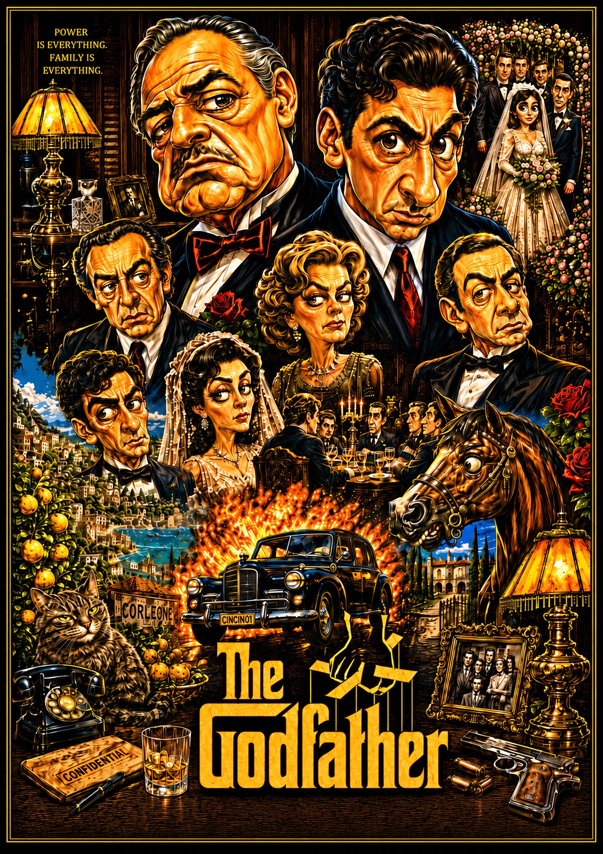 The Godfather Movie Poster | Icons & Legends