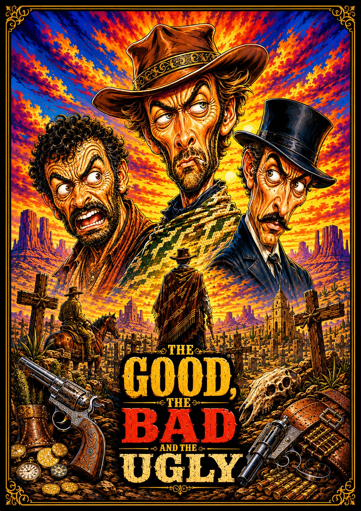 The Good, the Bad and the Ugly Movie Poster | Icons & Legends