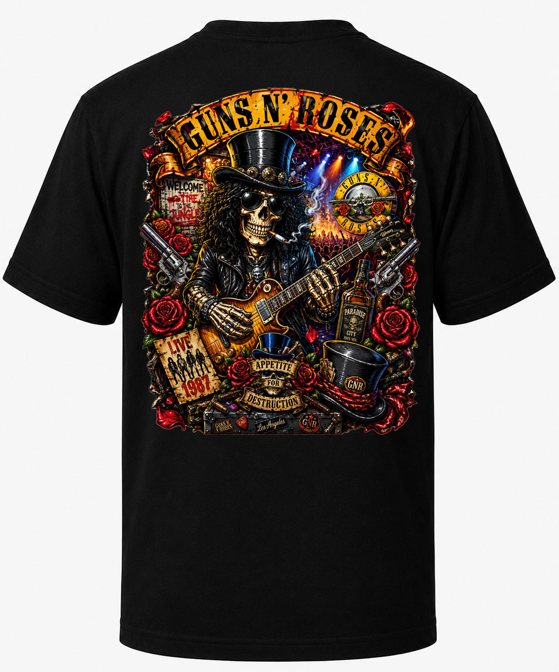 Guns N' Roses | Music Legend T-Shirt | Original Caricature Art