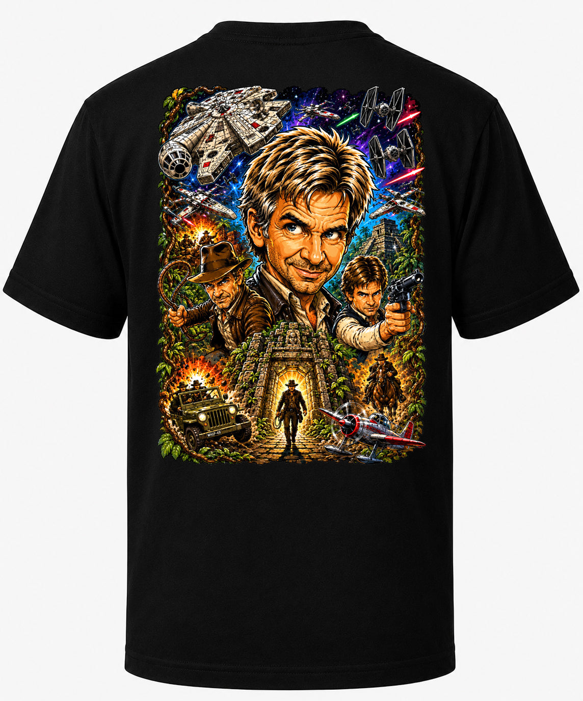 Harrison Ford | Movie Legend T-Shirt | Original Caricature Art