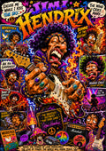 Jimi Hendrix Poster | Guitar Legend Caricature Art
