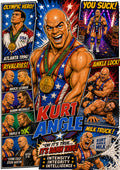 Kurt Angle | Wrestling Legend Poster | Original Caricature Art