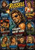 Kurt Russell | Movie Legend Poster | Original Caricature Art