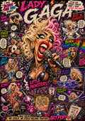 Lady Gaga | Music Legend Poster | Original Caricature Art