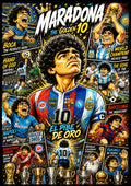 Diego Maradona | Football Legend Poster | Original Caricature Art