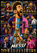 Lionel Messi | Football Legend Poster | Original Caricature Art