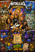 Metallica | Music Legend Poster | Original Caricature Art