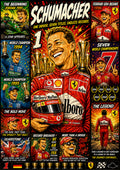 Michael Schumacher | F1 Legend Poster | Original Caricature Art