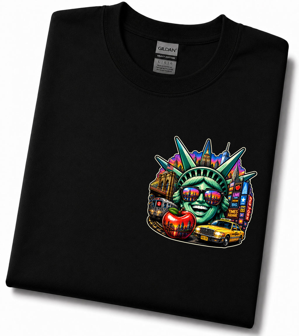 New York | Iconic City T-Shirt | Original Caricature Art