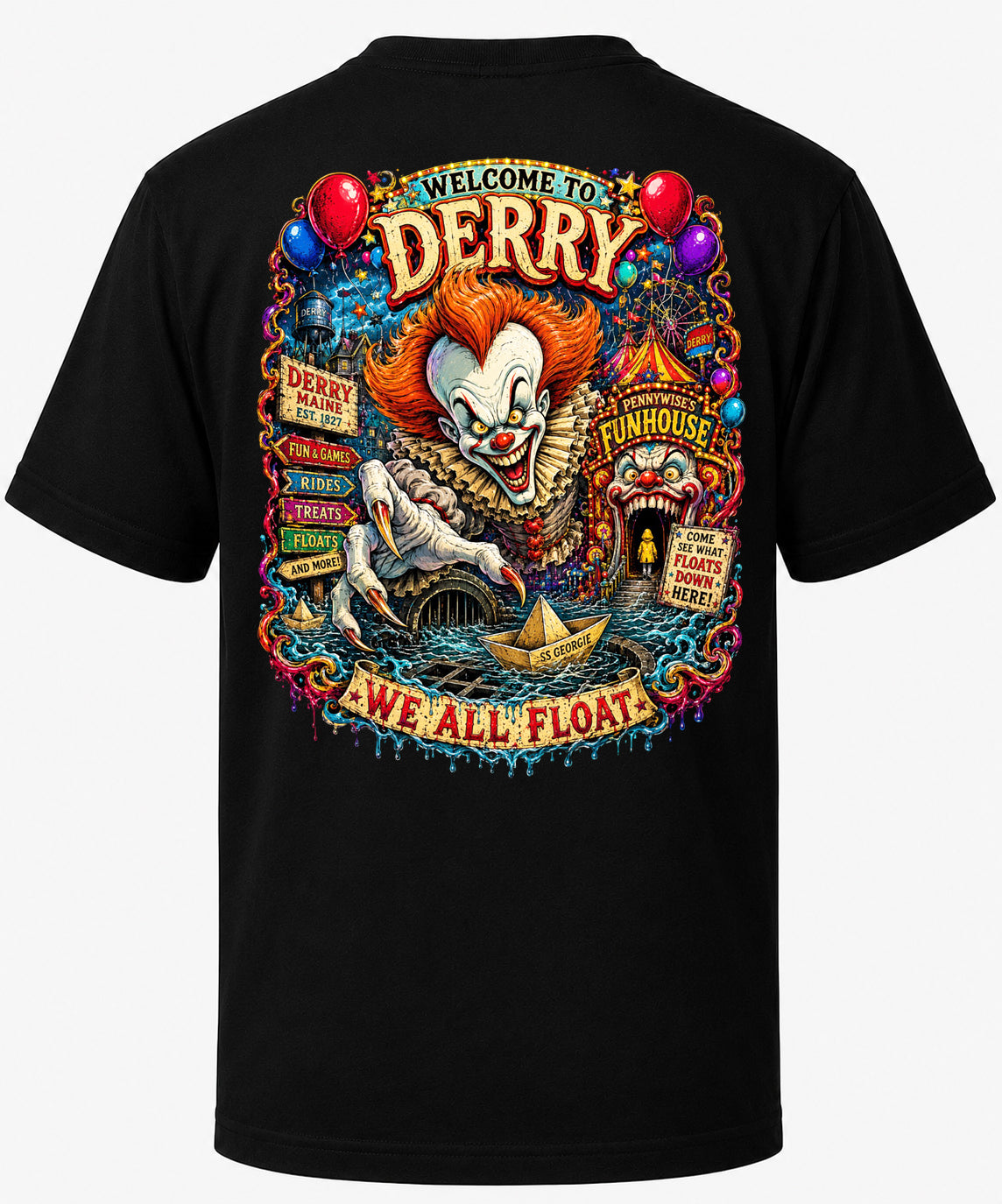 Pennywise | Movie Legend T-Shirt | Original Caricature Art