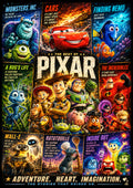 Pixar | Movie Legend Poster | Original Caricature Art