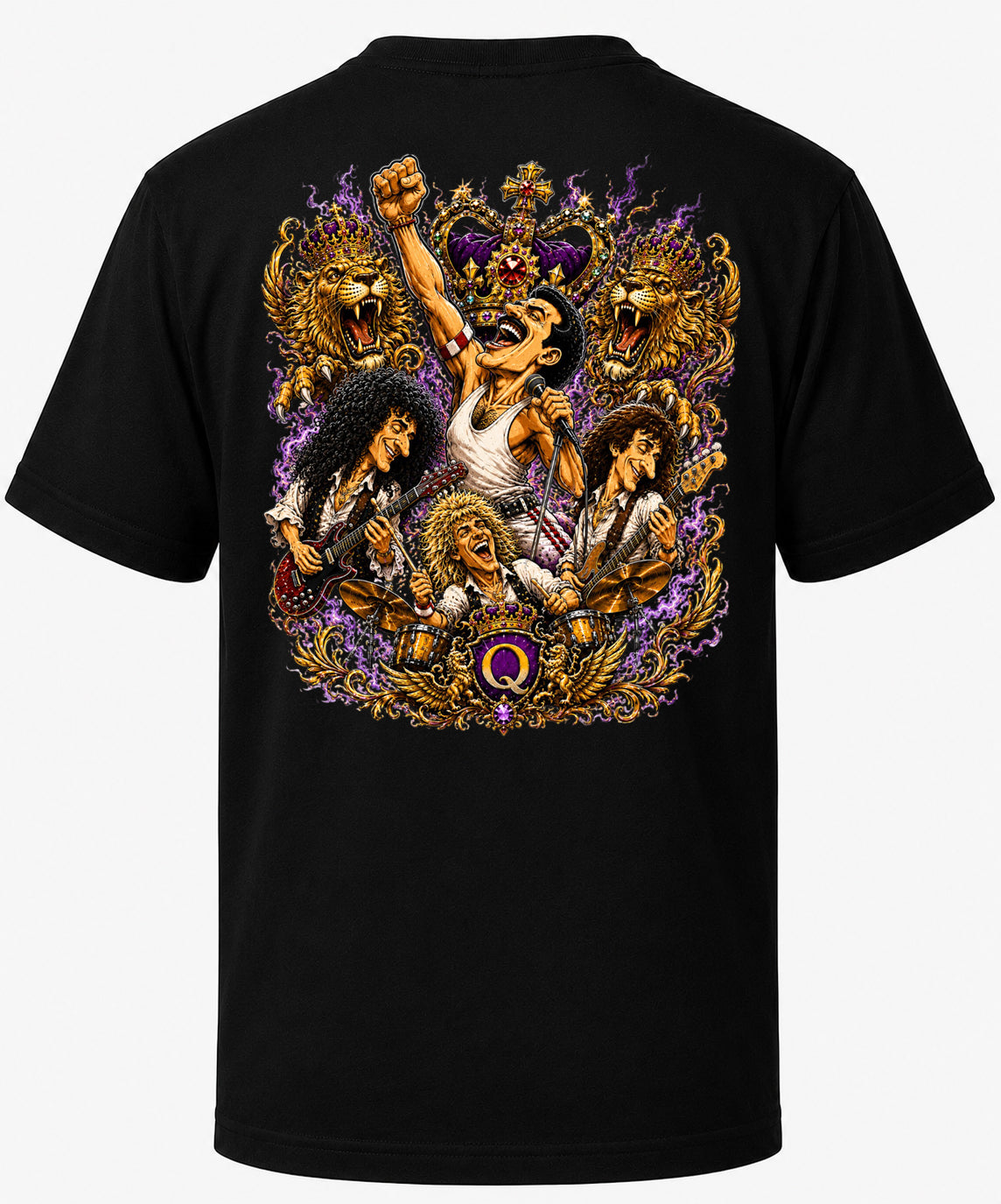 Queen | Music Legend T-Shirt | Original Caricature Art