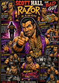 Razor Ramon | Wrestling Legend Poster | Original Caricature Art