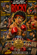 Rocky | Movie Legend Poster | Original Caricature Art