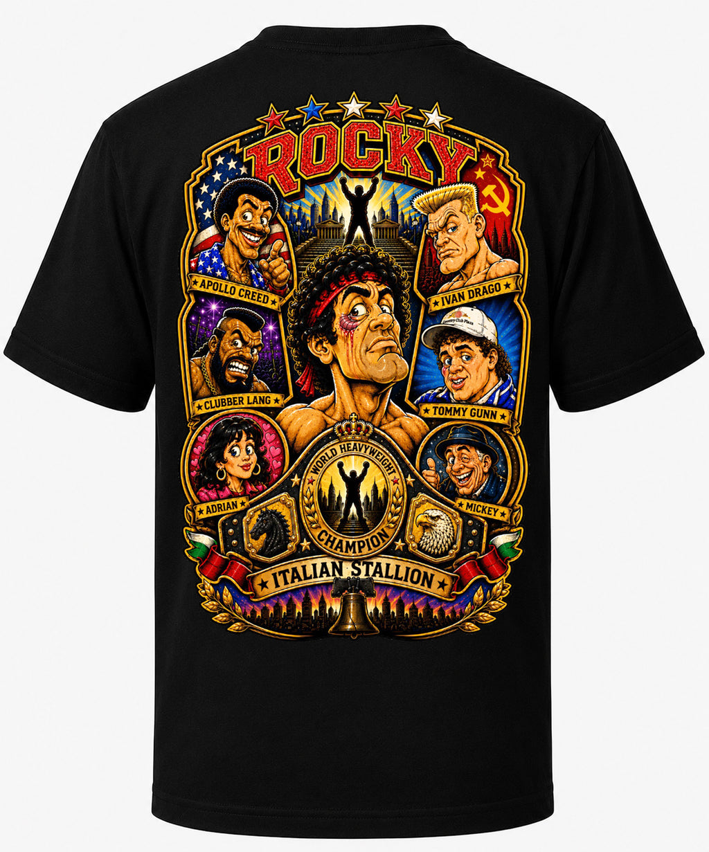 Rocky | Movie Legend T-Shirt | Original Caricature Art