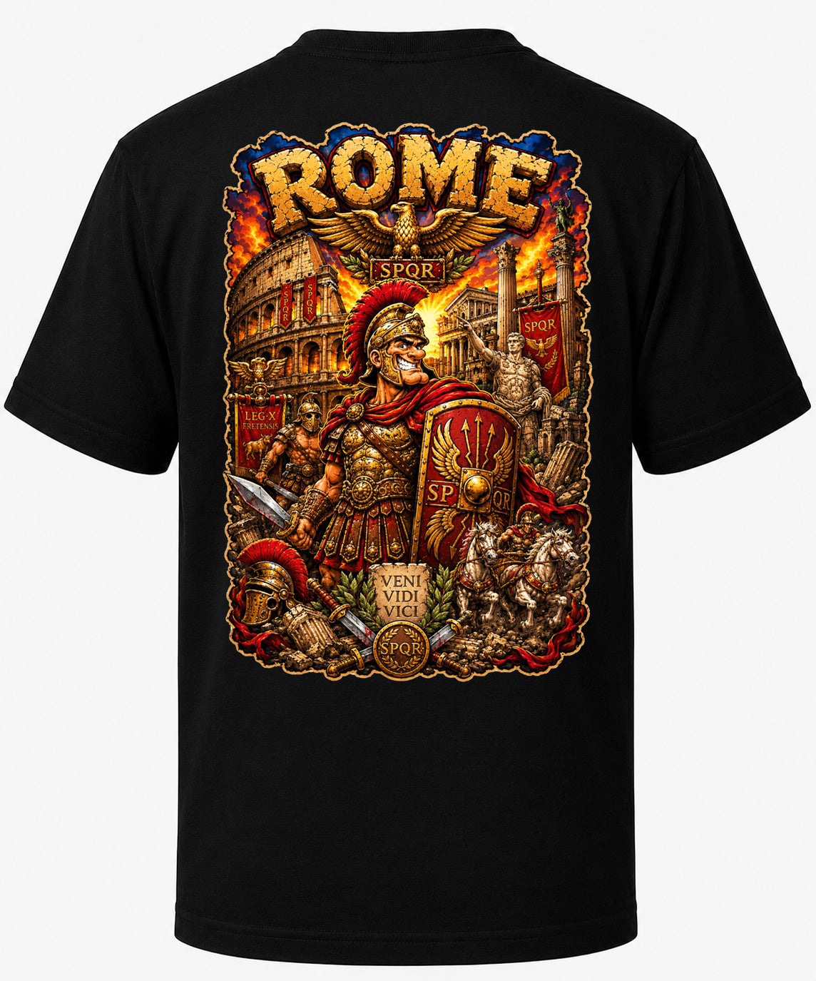 Rome | Iconic City T-Shirt | Original Caricature Art