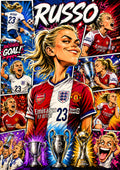 Alessia Russo | Football Legend Poster | Original Caricature Art
