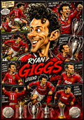 Ryan Giggs | Football Legend Poster | Original Caricature Art