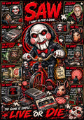 Saw | Movie Legend Poster | Original Caricature Art