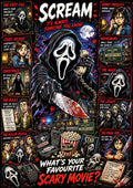 Scream | Movie Legend Poster | Original Caricature Art