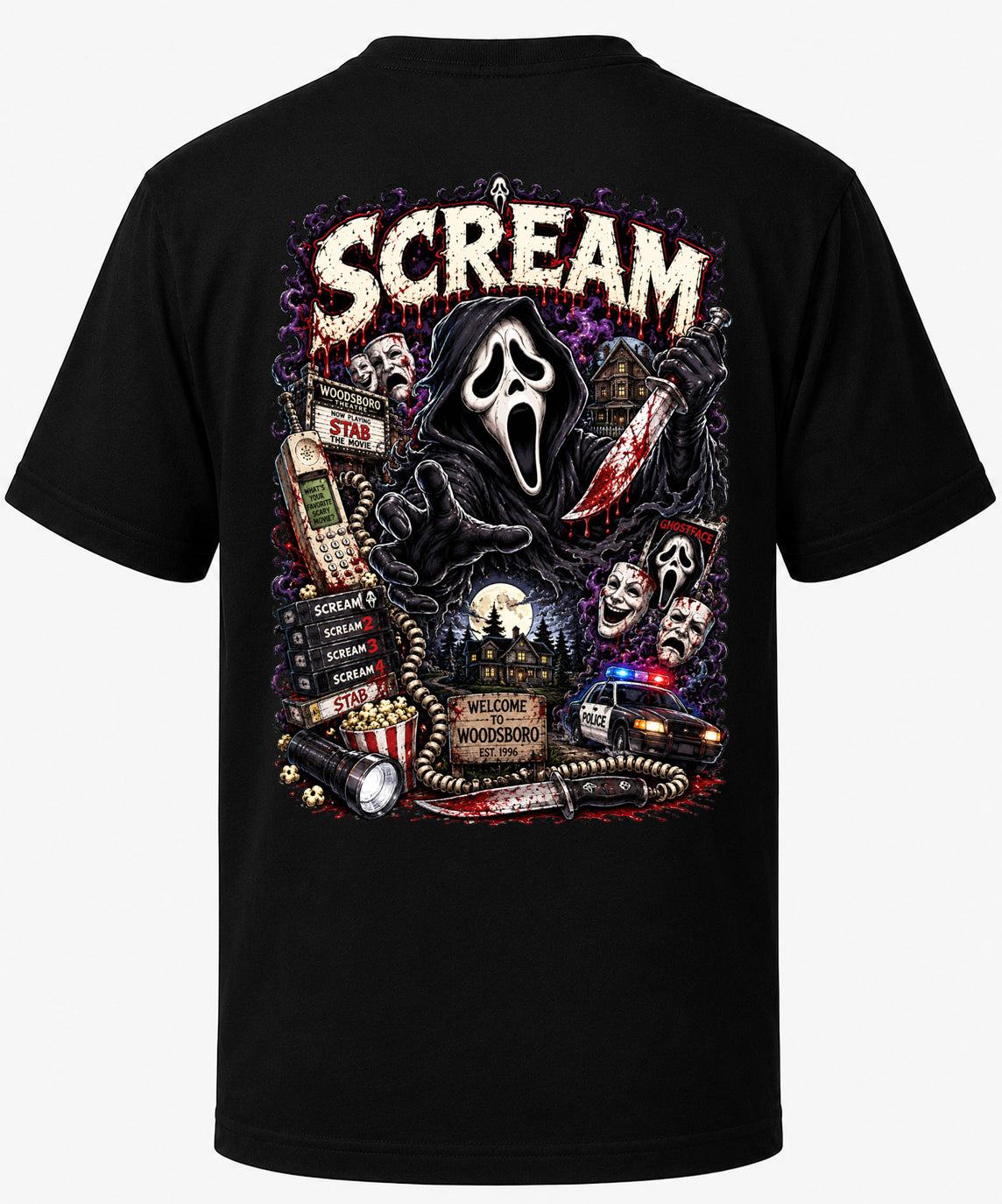 Scream | Movie Legend T-Shirt | Original Caricature Art