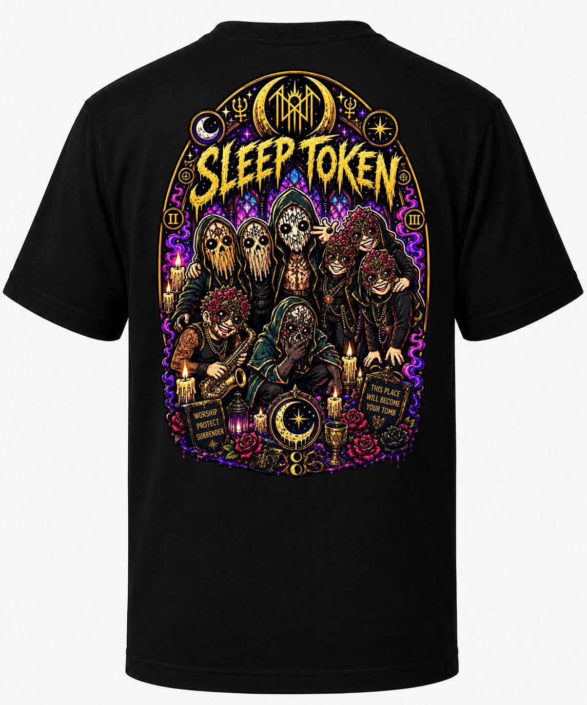 Sleep Token | Music Legend T-Shirt | Original Caricature Art