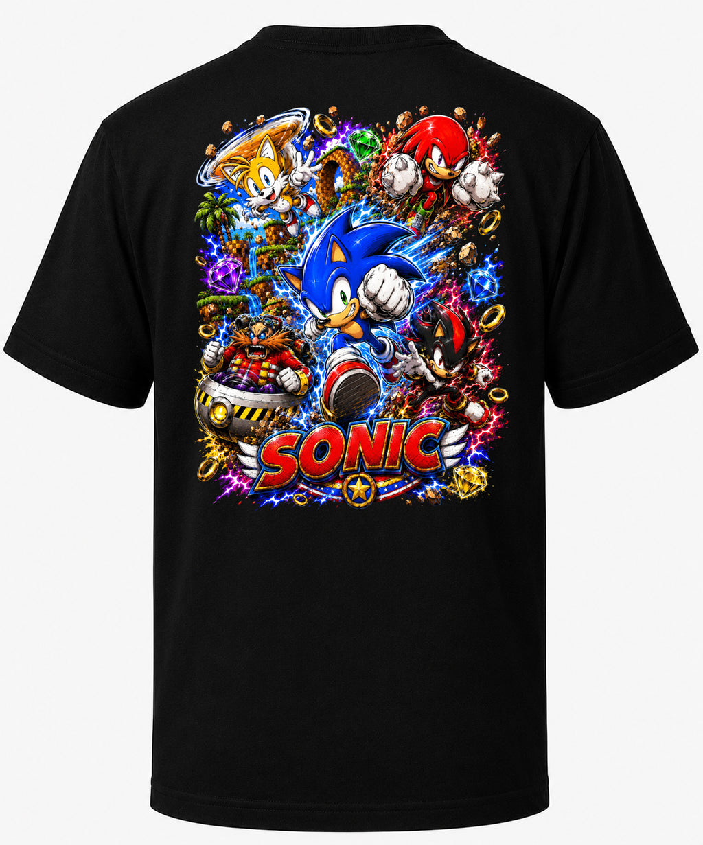 Sonic | Games Legend T-Shirt | Original Caricature Art