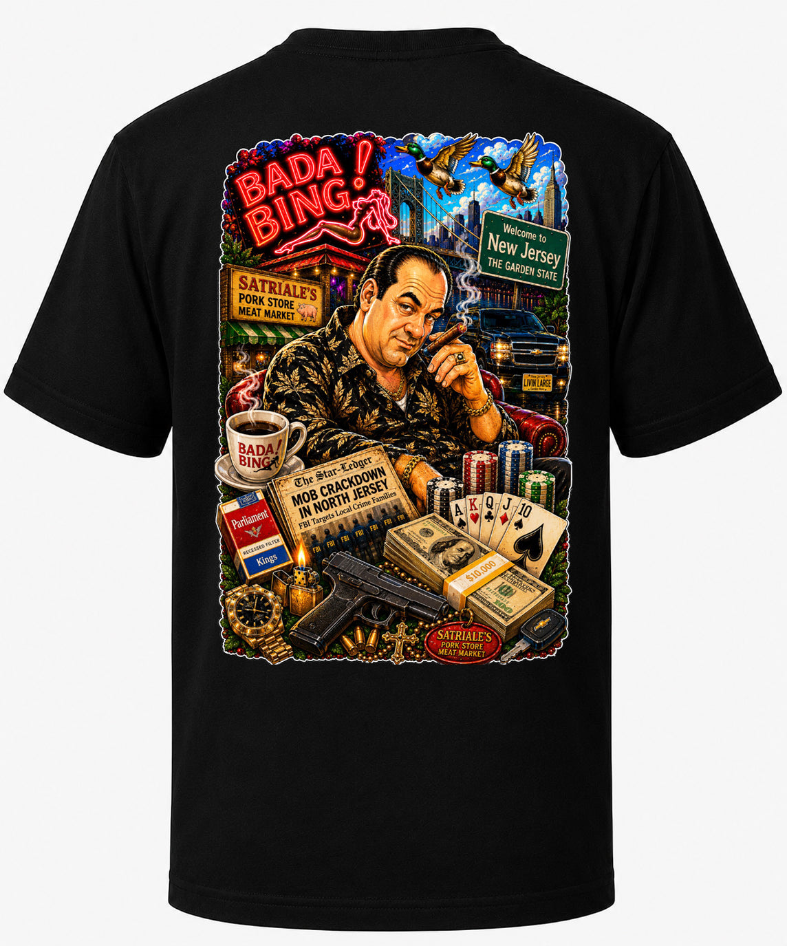 The Sopranos | TV Legend T-Shirt | Original Caricature Art