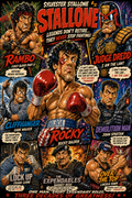 Sylvester Stallone | Movie Legend Poster | Original Caricature Art