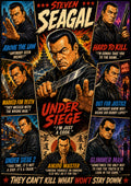 Steven Seagal | Movie Legend Poster | Original Caricature Art