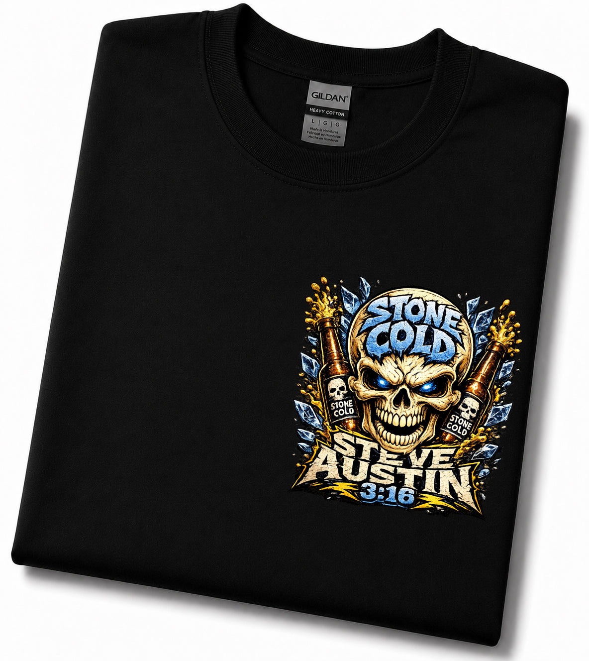 Stone Cold Steve Austin | Sports Legend T-Shirt | Original Caricature Art