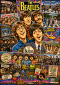 The Beatles | Music Legend Poster | Original Caricature Art