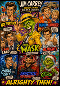 Jim Carrey Poster | Comedy Legend Caricature Art