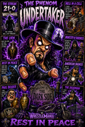 The Undertaker | Wrestling Legend Poster | Original Caricature Art