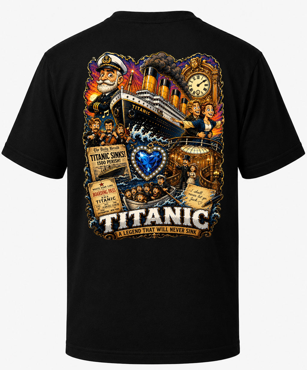 Titanic | Movie Legend T-Shirt | Original Caricature Art
