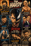 Tom Hardy | Movie Legend Poster | Original Caricature Art