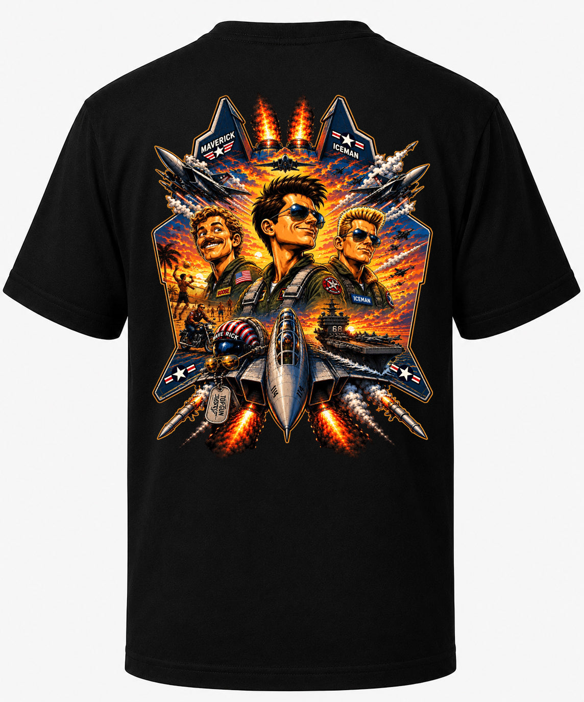 Top Gun | Movie Legend T-Shirt | Original Caricature Art