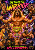 The Ultimate Warrior | Wrestling Legend Poster | Original Caricature Art